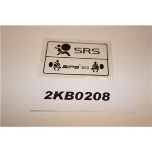 9430213 Volvo SIPS sticker