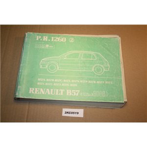 Renault Clio parts catalogue PR1260