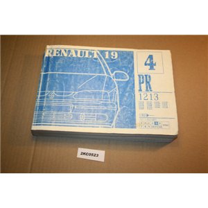 Renault 19 parts catalogue PR1213