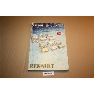 Renault reservdelskatalog 6/12/15/16/17 Estafette PR900