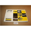 Renault PR830 spare parts catalogue 1987