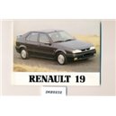 Renault 19 instruktionsbok 
