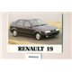 Renault 19 instruktionsbok 