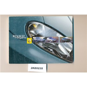 Renault Megane owners manual june 2001 