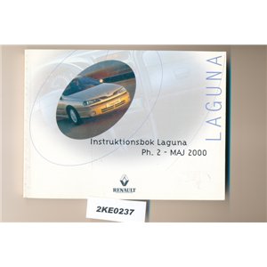 Renault Laguna instruktionsbok maj 2000
