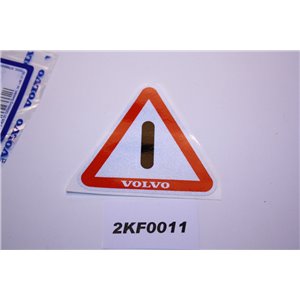 1203249 Volvo 240 decal WARNING