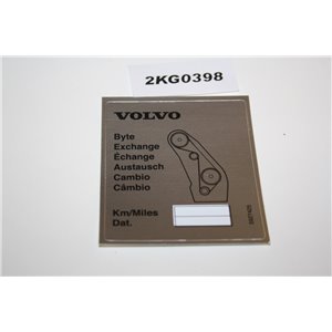 5927425 Volvo label timing belt exchange