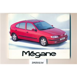 Renault Megane owners manual VB/P 2583 